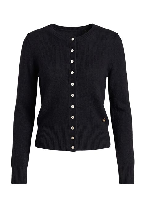 Des Petits Hauts Women's Betty Black Fitted Superfine Alpaca Cardigan Des Petits Hauts |  | 1H26003809000